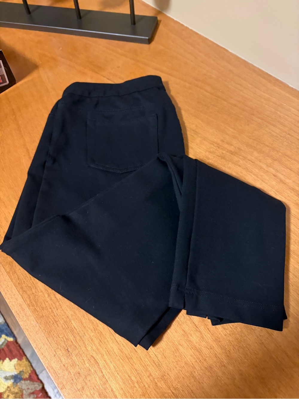 Soft Surroundings Black Knit Dress Pants